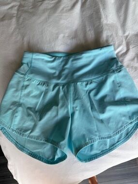lululemon athletica Light Blue Athletic Shorts